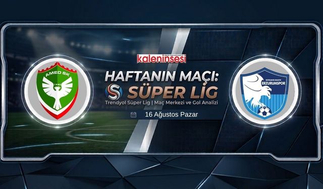 Amedspor - Erzurumspor maçı nerede izlenir, şifresiz canlı hangi kanalda?