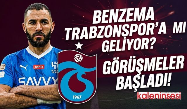 Benzema Trabzonspor'a mı geliyor? Görüşmeler başladı!