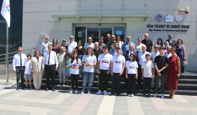 Biga TSO’dan başarılı öğrencilere ödül