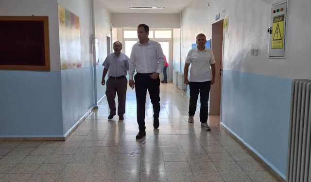 Bolayır Şehit Nuriye Ak İlkokulu ve Ortaokulunda Yeni Eğitim Yılı Hazırlıkları İncelendi