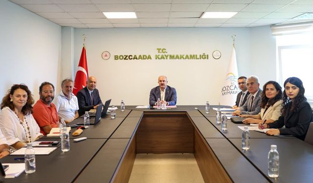 Bozcaada’da koruma, atık yönetimi, tarım ve turizm masaya yatırıldı