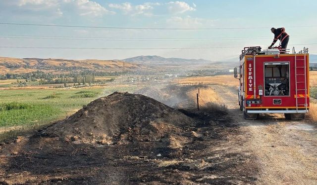 Çankırı’da çıkan arazi yangını söndürüldü