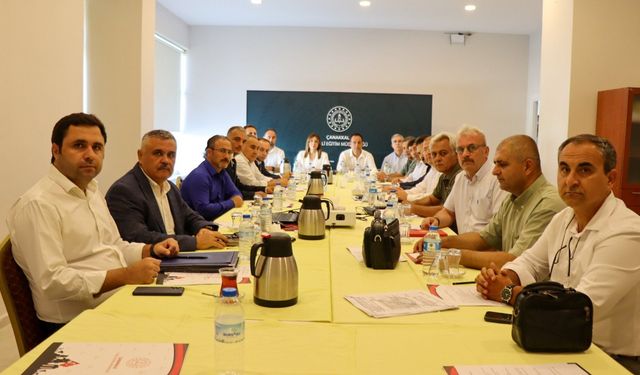 Çanakkale’de 2026-2027 eğitim öğretim yılı hazırlıkları masaya yatırıldı
