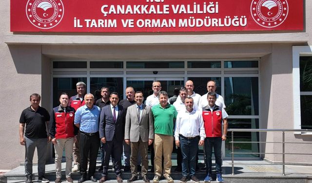 Çanakkale'de tarımsal projeler masaya yatırıldı