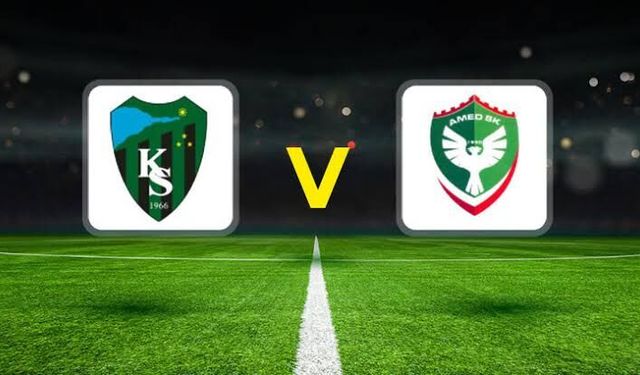 Kocaelispor Amedspor geniş maç özeti izle! Golleri kim attı, maç kaç kaç bitti?