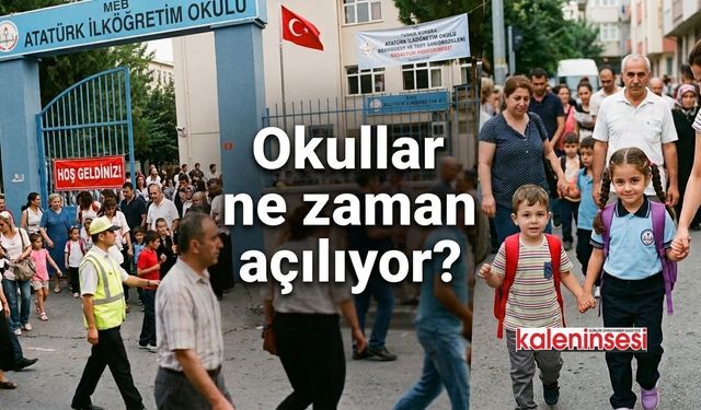 Okullar ne zaman açılıyor 2026? Anaokulu ve 1. sınıf uyum haftası hangi gün başlıyor?
