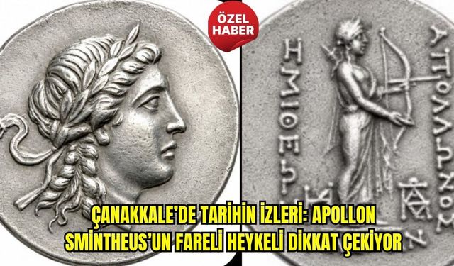 Çanakkale’de tarihin izleri: Apollon Smintheus’un fareli heykeli dikkat çekiyor