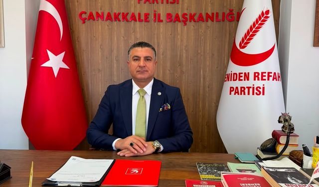 Yeniden Refah Partisi Çanakkale İl Başkanı Mehmet Yüzbaşı’ndan Anafartalar Zaferi Mesajı