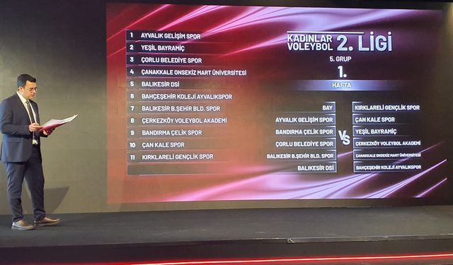 ÇOMÜ Kadın Voleybol Takımı’nın 2. Lig Fikstürü Belli Oldu