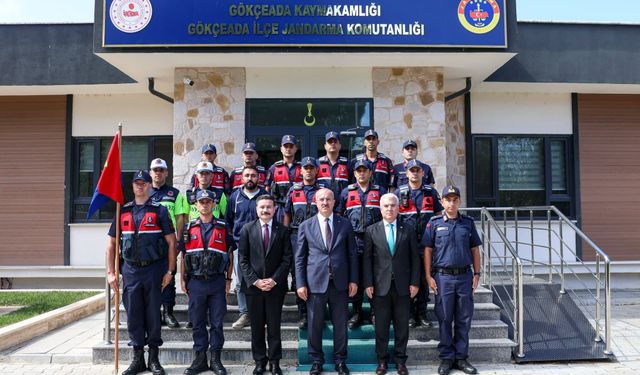 Gökçeada’da Jandarma çalışmaları değerlendirildi