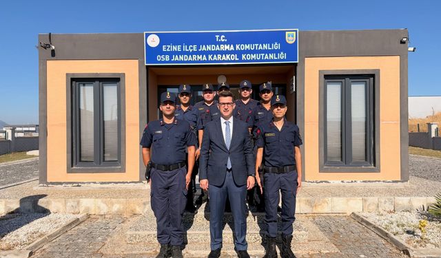 Kaymakam Kaptanoğlu’ndan OSB Jandarma Karakoluna Ziyaret