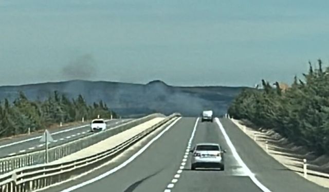 Çanakkale'de yangın; Ekipler sevk edildi