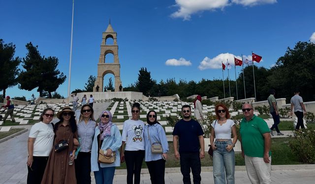Palyatif bakım hemşireliği kursiyerleri Çanakkale Şehitlikleri’ni gezdi