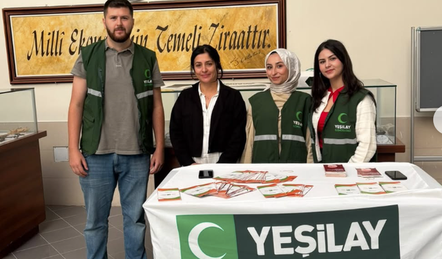 ÇOMÜ Ziraat Fakültesi’nde Yeşilay’dan bağımlılıkla mücadele buluşması
