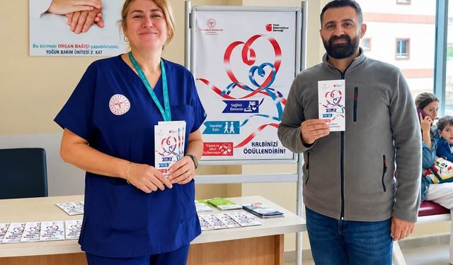 Ezine Devlet Hastanesi’nde Dünya Kalp Günü farkındalığı