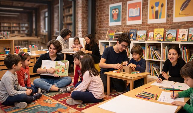 Liseli Gençler Çocukların Okuma Rehberi Oluyor