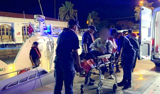 Bozcaada’dan Çanakkale’ye tıbbi tahliye!