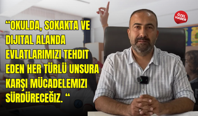 Başkan Resul Can’dan okul güvenliği çağrısı
