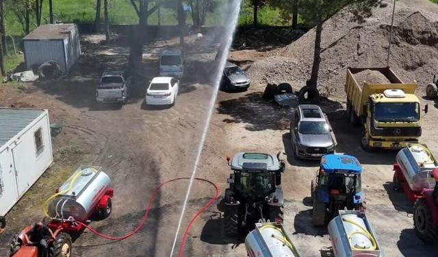 Nusretiye’de yangını büyümeden durdurdular: Kaymakam Ekinci’den teşekkür belgesi