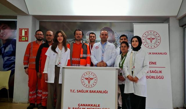 Ezine’de fabrika çalışanlarına sağlıklı yaşam takibi yapıldı