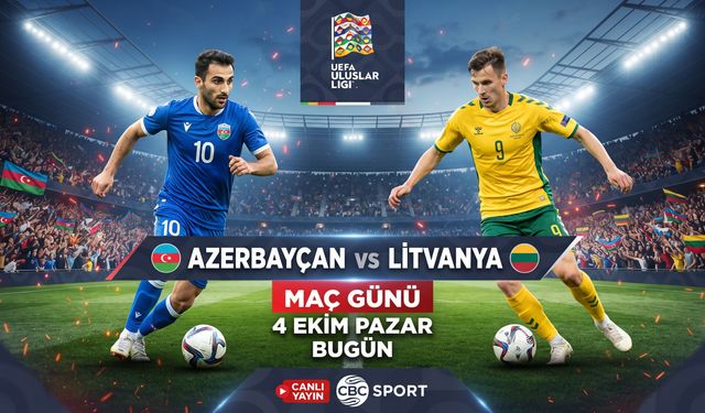 Azerbaycan Litvanya maçı nerede izlenir, şifresiz canlı hangi kanalda?