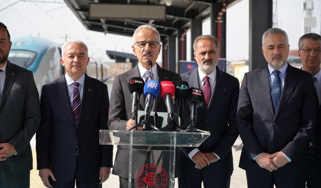 Bakan Uraloğlu: "Tekirdağ, Kırklareli ve Edirne hızlı tren konforuna kavuşuyor"