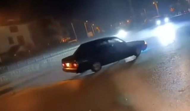 Drift atan sürücüye 140 bin lira ceza!