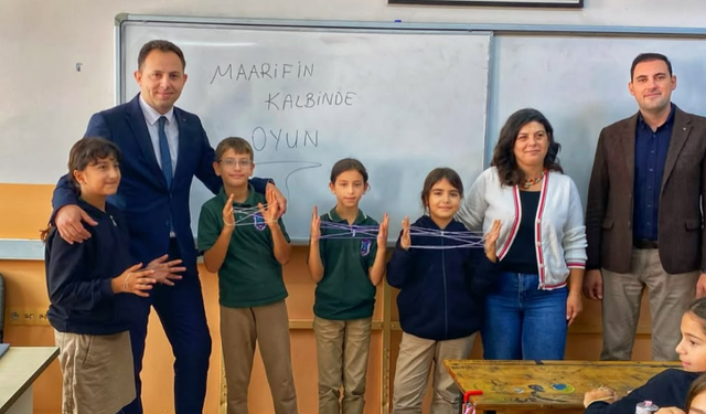 Gelibolu’da eğitim kurumlarına inceleme: Öğrencilerle bir araya geldi