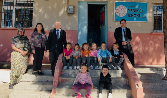 Gelibolu’da Yeniköy İlkokulunda Eğitim Çalışmaları İncelendi