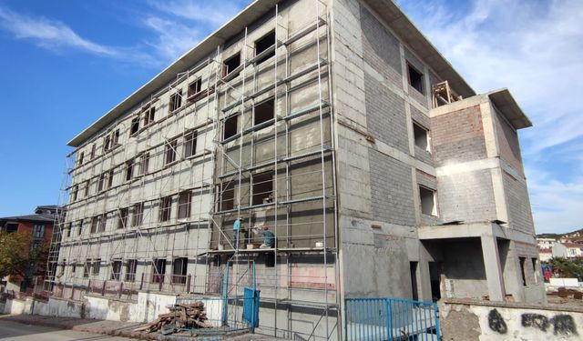 Çan Murat Köse İlkokulu’nda İnşaat Yüzde 40’a Ulaştı
