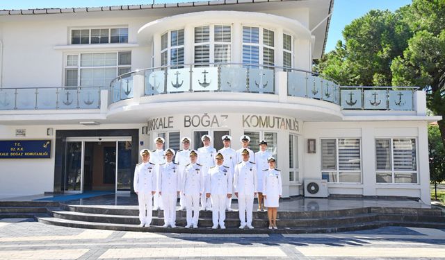 Deniz Astsubay Adaylarından Çanakkale’de Anlamlı Selam
