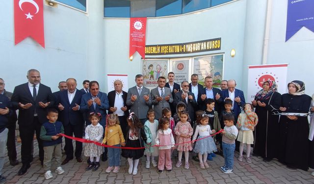 Bademlik Ayşe Hatun 4-6 Yaş Kur’an Kursu açıldı
