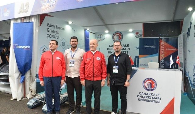 TEKNOFEST’te Çanakkaleli gençlerinin teknoloji projeleri dikkat çekti