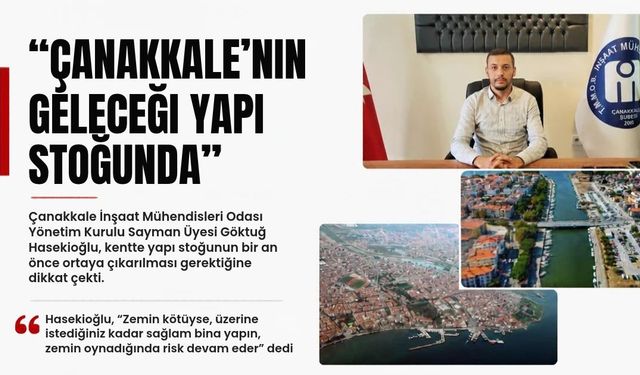 Hasekioğlu: Güvenli kentin ilk adımı; Yapı stoğunu ortaya çıkarmak