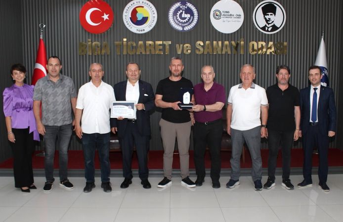 Biga TSO Ailesi büyüyor: 2000. üyeye belgesi takdim edildi!