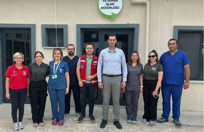 Başkan Yardımcısı Emrah Eroğlu'ndan Veterinerlik Bakımevi'ne Ziyaret