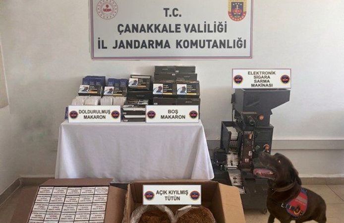 Jandarmadan kaçak tütün operasyonu!
