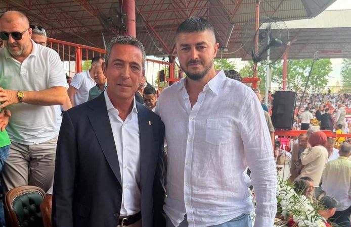 MHP Çanakkale İl Başkanı Salih Altınkaya, Kırkpınar'da Ali Koç ile buluştu