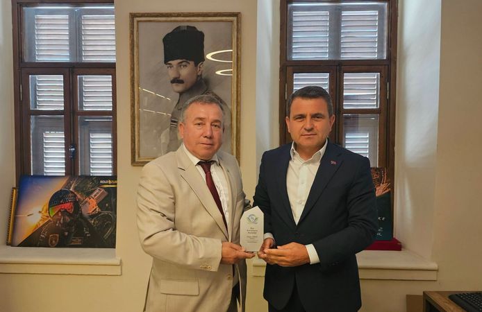 Biga Kent Konseyi'nden Tarihi Alan Başkanı Kaşdemir'e ziyaret