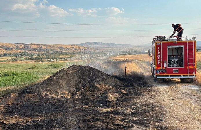 Çankırı’da çıkan arazi yangını söndürüldü