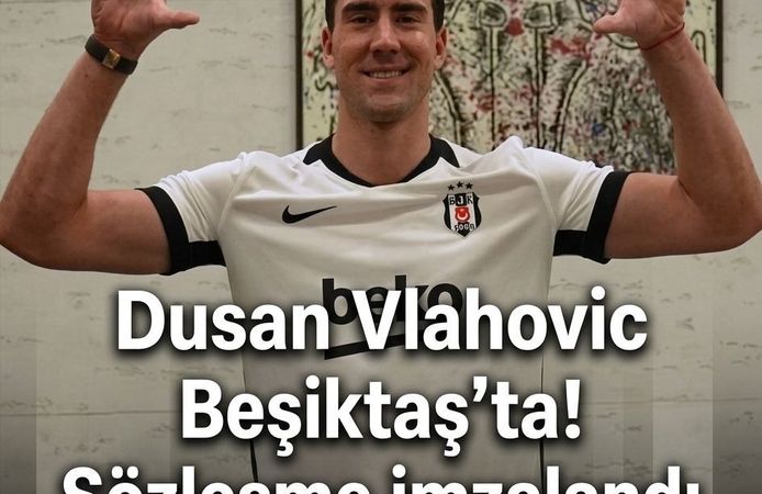 Dusan Vlahovic Beşiktaş'ta! Sözleşme imzalandı