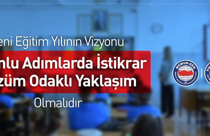 Eğitim-Bir-Sen'den yeni eğitim-öğretim yılı açıklaması