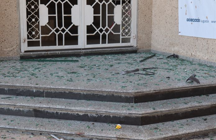 İsrail'in iki kez vurduğu Gazze İslam Üniversitesi görüntülendi