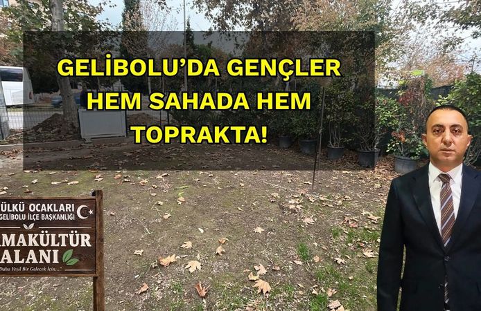 Gelibolu’da Gençler Hem Sahada Hem Toprakta!
