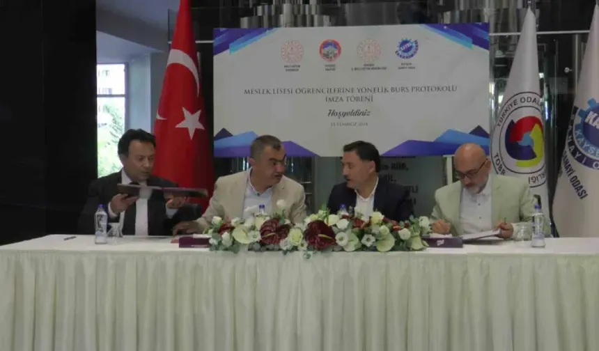 Meslek lisesini seçen başarılı öğrencilere iş insanları sahip çıkacak