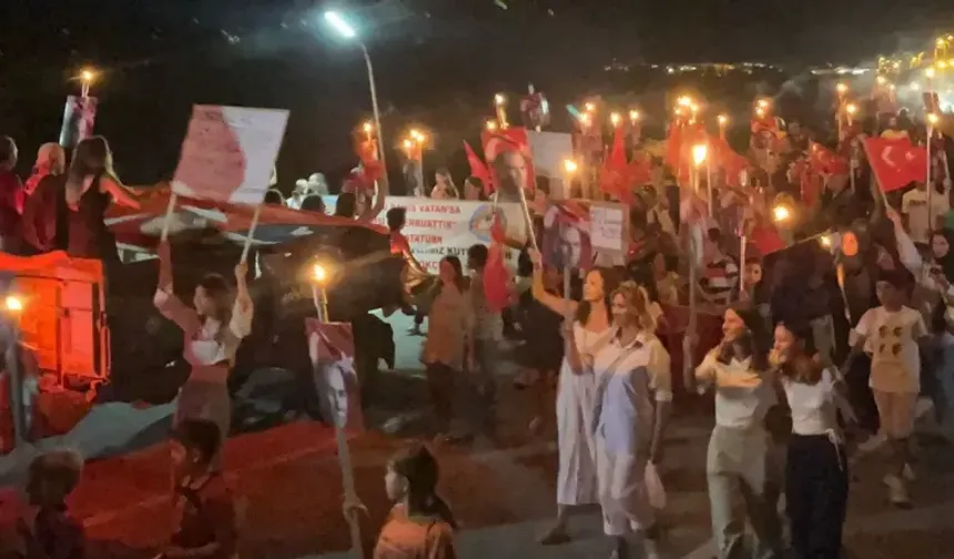 Gökçeada' da Zafer Bayramı Coşkuyla Kutlandı