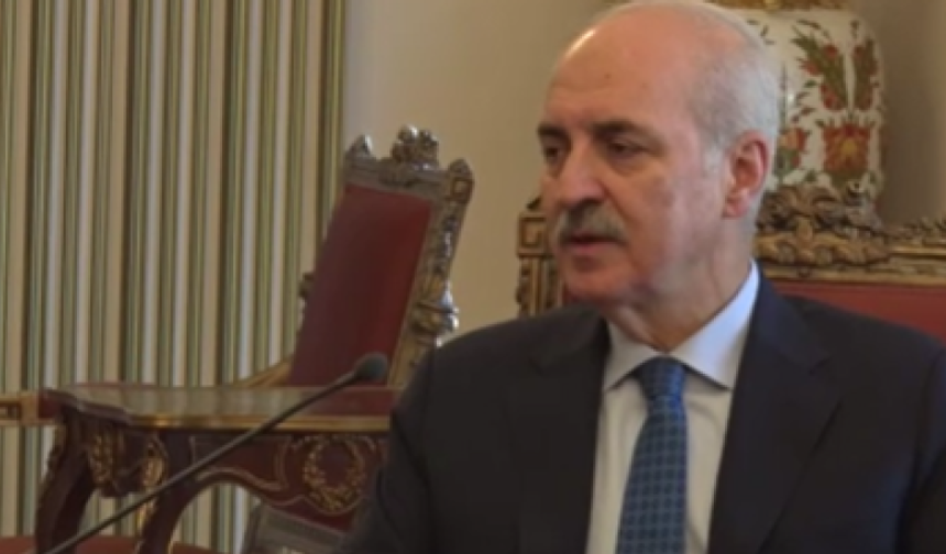 TBMM Başkanı Kurtulmuş, Filistin Ulusal Konsey Başkanı Fattuh ile görüştü