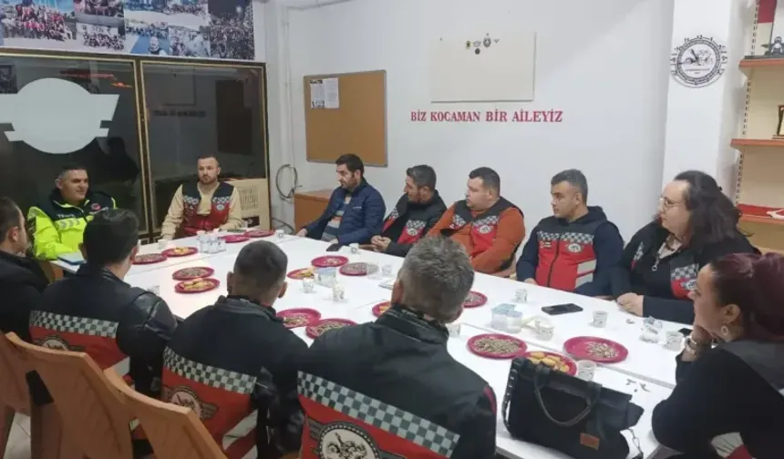 Çan Motosiklet Kulübü’nde Jandarma Trafik Bilgilendirmesi gerçekleşti