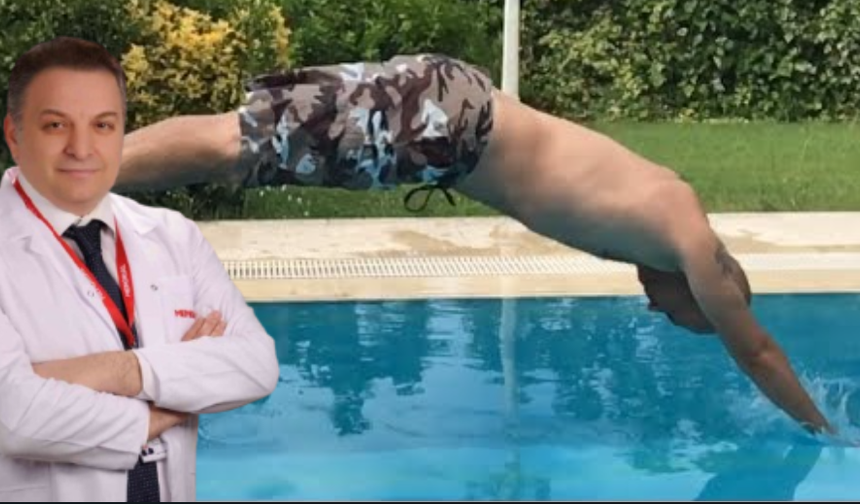 Havuz ve denizde balıklama atlarken iki kere düşünün
