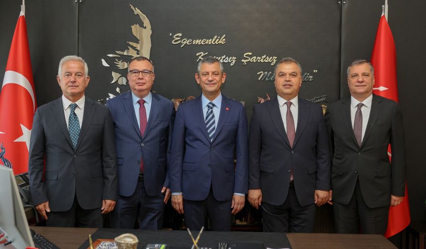 CHP Genel Başkanı Özgür Özel’i ziyaret ettiler